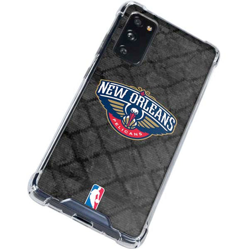 NBA New Orleans Pelicans Dark Rust Galaxy S20 FE Clear Case
