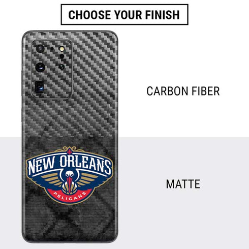NBA New Orleans Pelicans Dark Rust Galaxy S20 Ultra 5G Skin