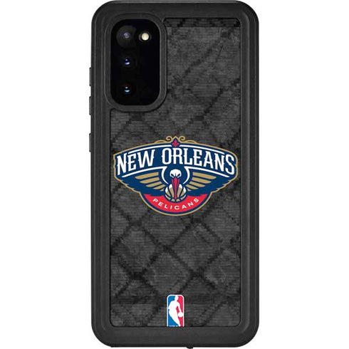 NBA New Orleans Pelicans Dark Rust Galaxy S20 Waterproof Case