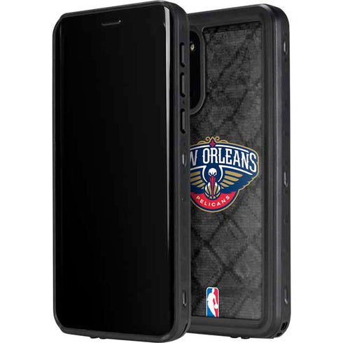 NBA New Orleans Pelicans Dark Rust Galaxy S20 Waterproof Case