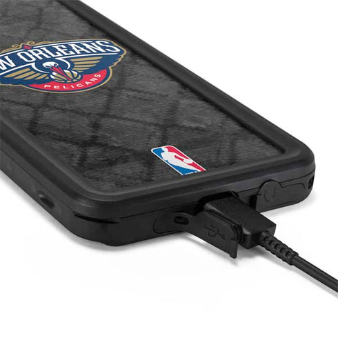 NBA New Orleans Pelicans Dark Rust Galaxy S20 Waterproof Case