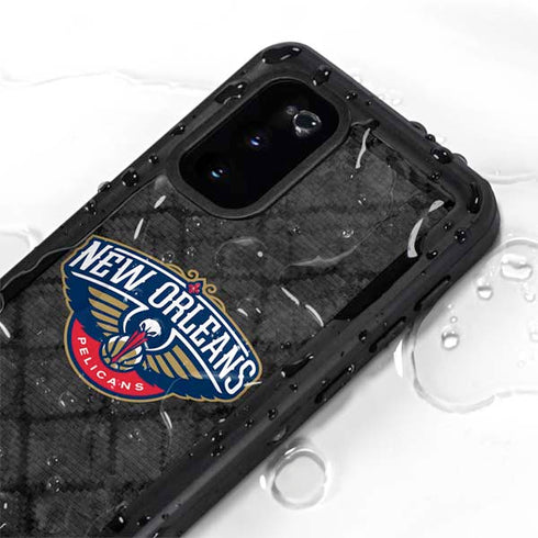 NBA New Orleans Pelicans Dark Rust Galaxy S20 Waterproof Case