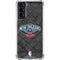 NBA New Orleans Pelicans Dark Rust Galaxy S21 5G Clear Case