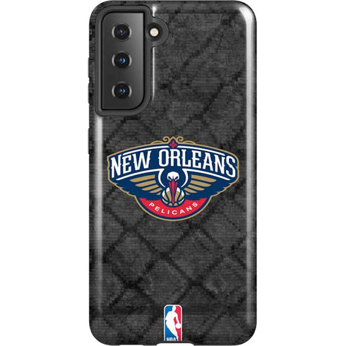 NBA New Orleans Pelicans Dark Rust Galaxy S21 5G Pro Case