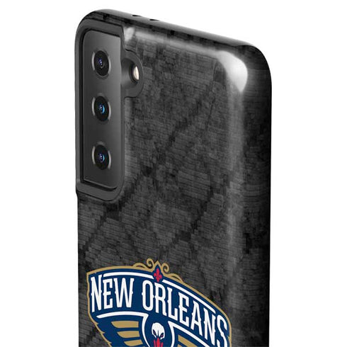 NBA New Orleans Pelicans Dark Rust Galaxy S21 FE Pro Case