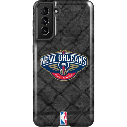 NBA New Orleans Pelicans Dark Rust Galaxy S21 Plus 5G Pro Case