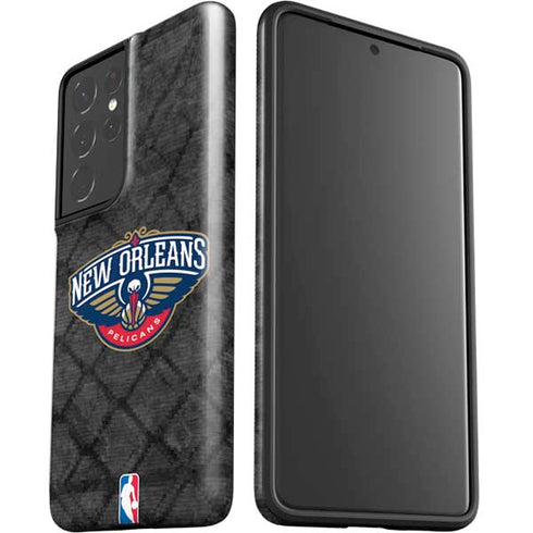 NBA New Orleans Pelicans Dark Rust Galaxy S21 Ultra 5G Pro Case