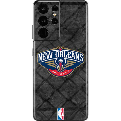 NBA New Orleans Pelicans Dark Rust Galaxy S21 Ultra 5G Skin