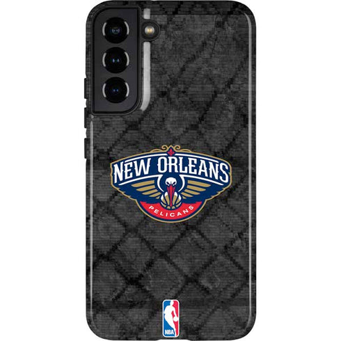 NBA New Orleans Pelicans Dark Rust Galaxy S22 Plus Pro Case