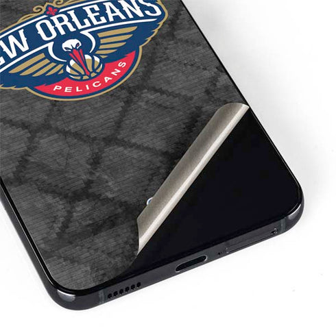 NBA New Orleans Pelicans Dark Rust Galaxy S22 Skin