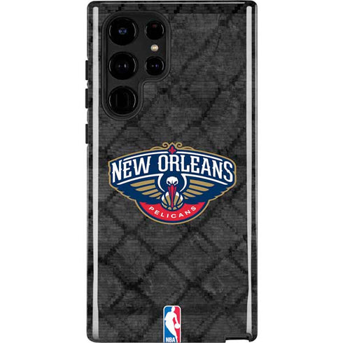 NBA New Orleans Pelicans Dark Rust Galaxy S22 Ultra Pro Case