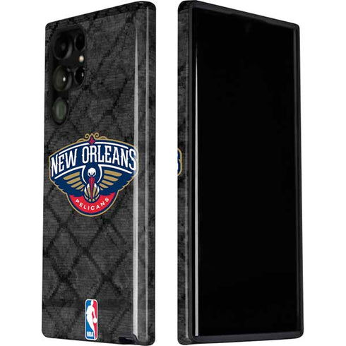 NBA New Orleans Pelicans Dark Rust Galaxy S22 Ultra Pro Case