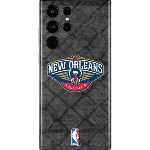NBA New Orleans Pelicans Dark Rust Galaxy S22 Ultra Skin