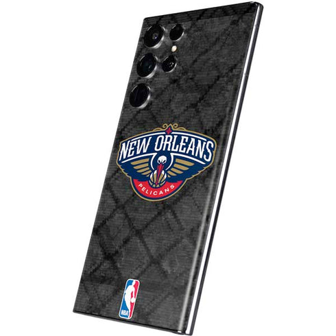 NBA New Orleans Pelicans Dark Rust Galaxy S22 Ultra Skin