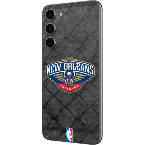NBA New Orleans Pelicans Dark Rust Galaxy S23 Plus Skin