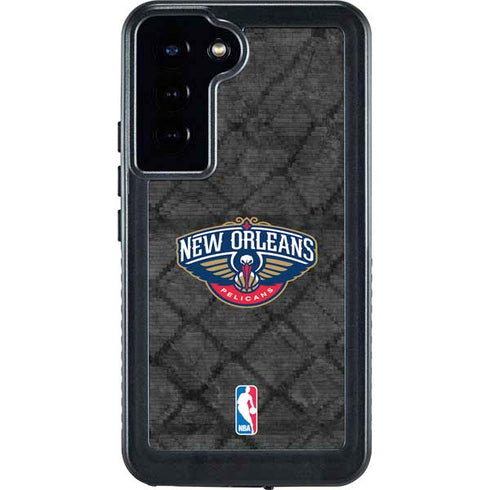 NBA New Orleans Pelicans Dark Rust Galaxy S23 Plus Waterproof Case