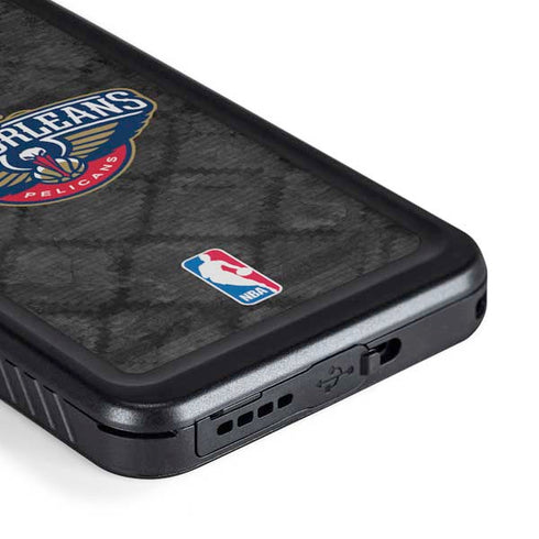 NBA New Orleans Pelicans Dark Rust Galaxy S23 Plus Waterproof Case