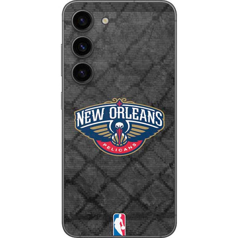 NBA New Orleans Pelicans Dark Rust Galaxy S23 Skin