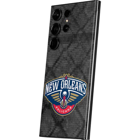 NBA New Orleans Pelicans Dark Rust Galaxy S23 Ultra Skin