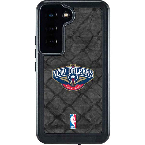 NBA New Orleans Pelicans Dark Rust Galaxy S23 Waterproof Case