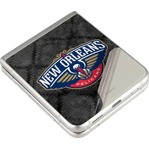 NBA New Orleans Pelicans Dark Rust Galaxy Z Flip3 5G Skin