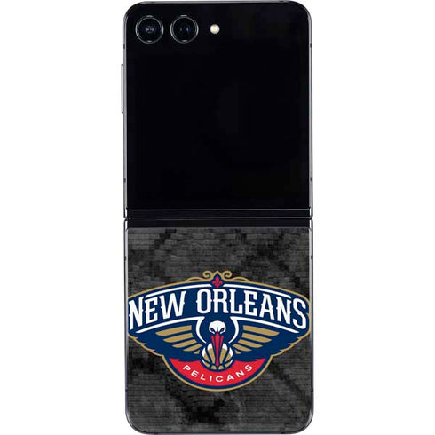NBA New Orleans Pelicans Dark Rust Galaxy Z Flip5 5G Skin