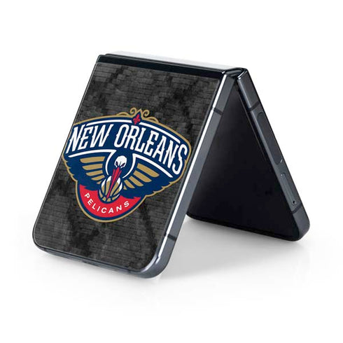 NBA New Orleans Pelicans Dark Rust Galaxy Z Flip5 5G Skin