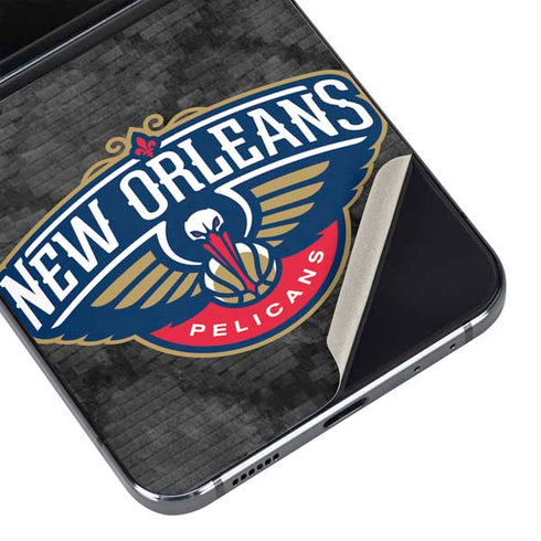 NBA New Orleans Pelicans Dark Rust Galaxy Z Flip5 5G Skin