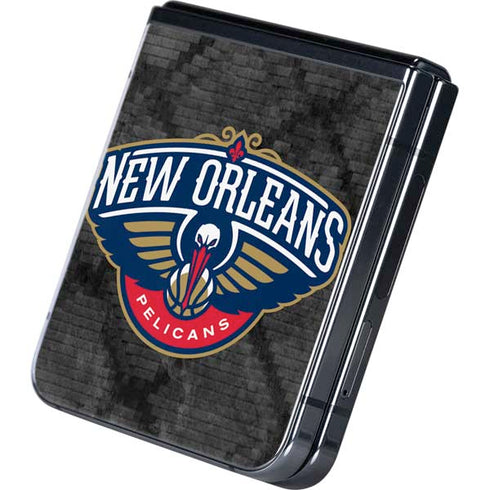 NBA New Orleans Pelicans Dark Rust Galaxy Z Flip5 5G Skin