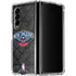 NBA New Orleans Pelicans Dark Rust Galaxy Z Fold4 5G Clear Case