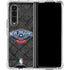 NBA New Orleans Pelicans Dark Rust Galaxy Z Fold4 5G Clear Case