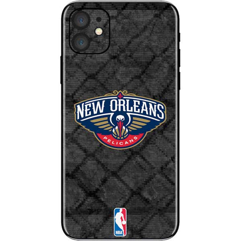 NBA New Orleans Pelicans Dark Rust iPhone 11 Skin