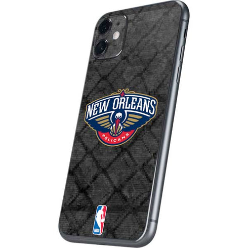NBA New Orleans Pelicans Dark Rust iPhone 11 Skin