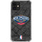 NBA New Orleans Pelicans Dark Rust iPhone 12 Clear Case