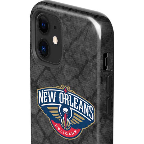 NBA New Orleans Pelicans Dark Rust iPhone 12 Impact Case
