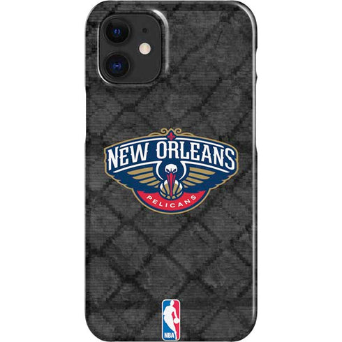 NBA New Orleans Pelicans Dark Rust iPhone 12 Mini Lite Case