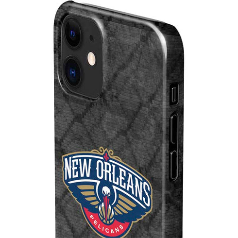 NBA New Orleans Pelicans Dark Rust iPhone 12 Mini Lite Case