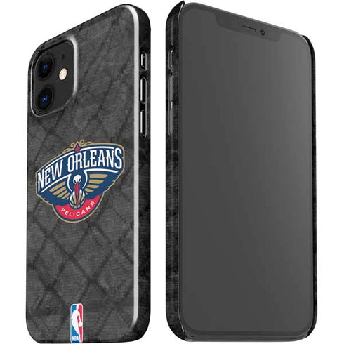 NBA New Orleans Pelicans Dark Rust iPhone 12 Mini Lite Case
