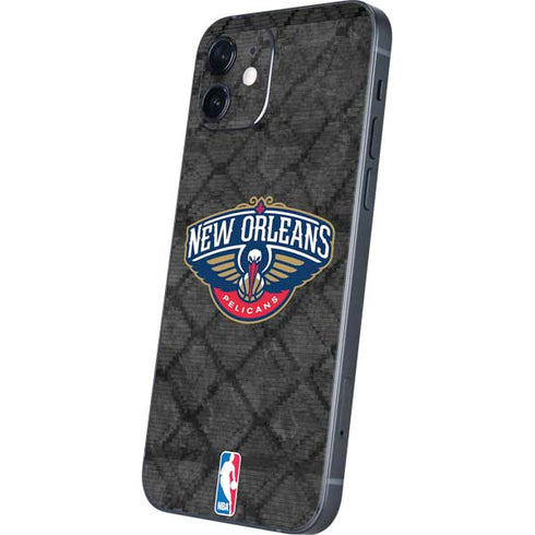 NBA New Orleans Pelicans Dark Rust iPhone 12 Mini Skin