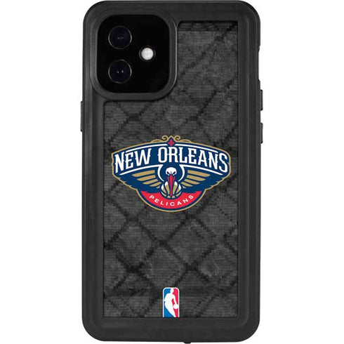 NBA New Orleans Pelicans Dark Rust iPhone 12 Mini Waterproof Case