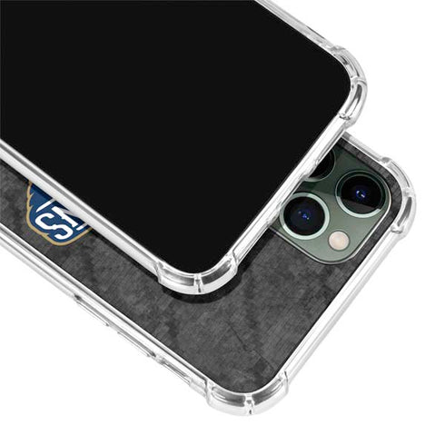 NBA New Orleans Pelicans Dark Rust iPhone 12 Pro Clear Case