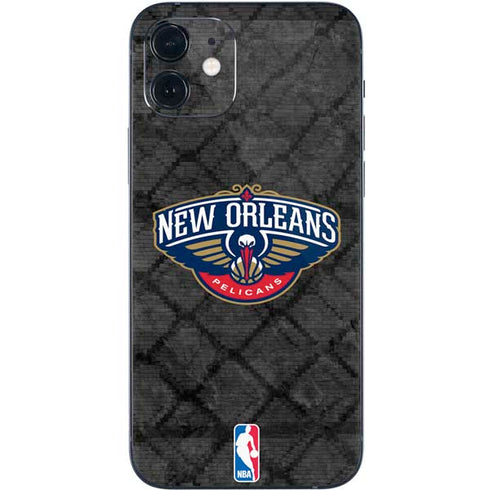 NBA New Orleans Pelicans Dark Rust iPhone 12 Skin