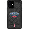 NBA New Orleans Pelicans Dark Rust iPhone 12 Waterproof Case