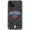 NBA New Orleans Pelicans Dark Rust iPhone 13 Mini Clear Case
