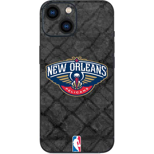NBA New Orleans Pelicans Dark Rust iPhone 13 Mini Skin