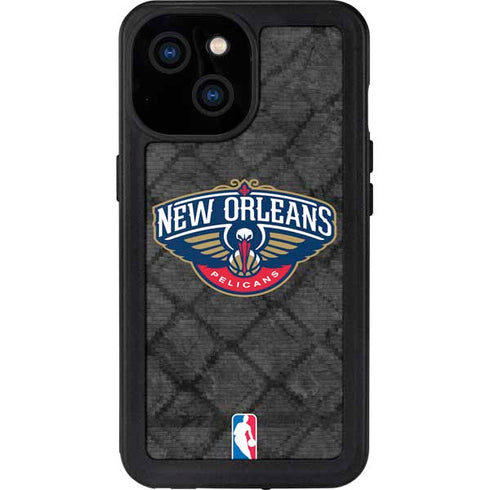 NBA New Orleans Pelicans Dark Rust iPhone 13 Mini Waterproof Case