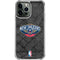 NBA New Orleans Pelicans Dark Rust iPhone 13 Pro Max Clear Case