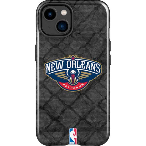 NBA New Orleans Pelicans Dark Rust iPhone 15 Plus Impact Case