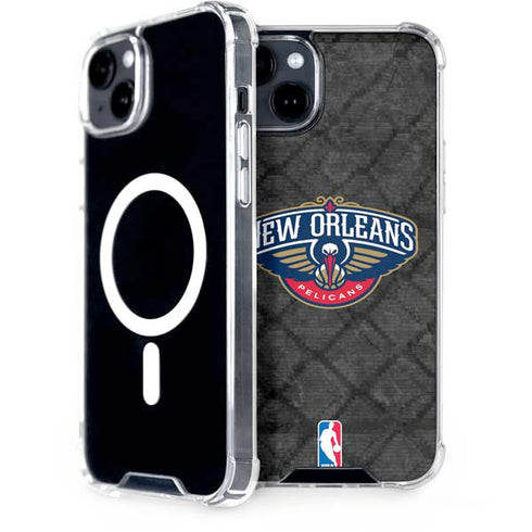 NBA New Orleans Pelicans Dark Rust iPhone 14 MagSafe Case