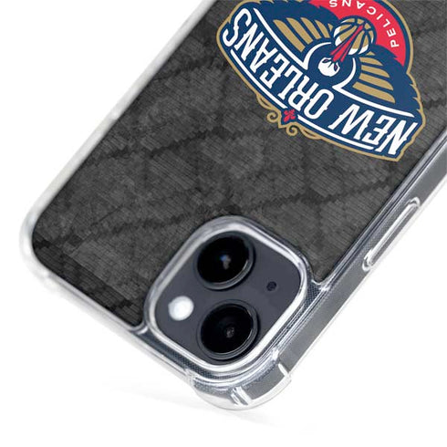 NBA New Orleans Pelicans Dark Rust iPhone 15 MagSafe Case